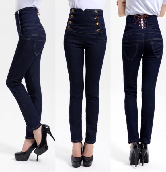 Calça Jeans Cintura Alta