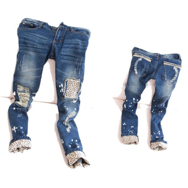 calça jeans de onça